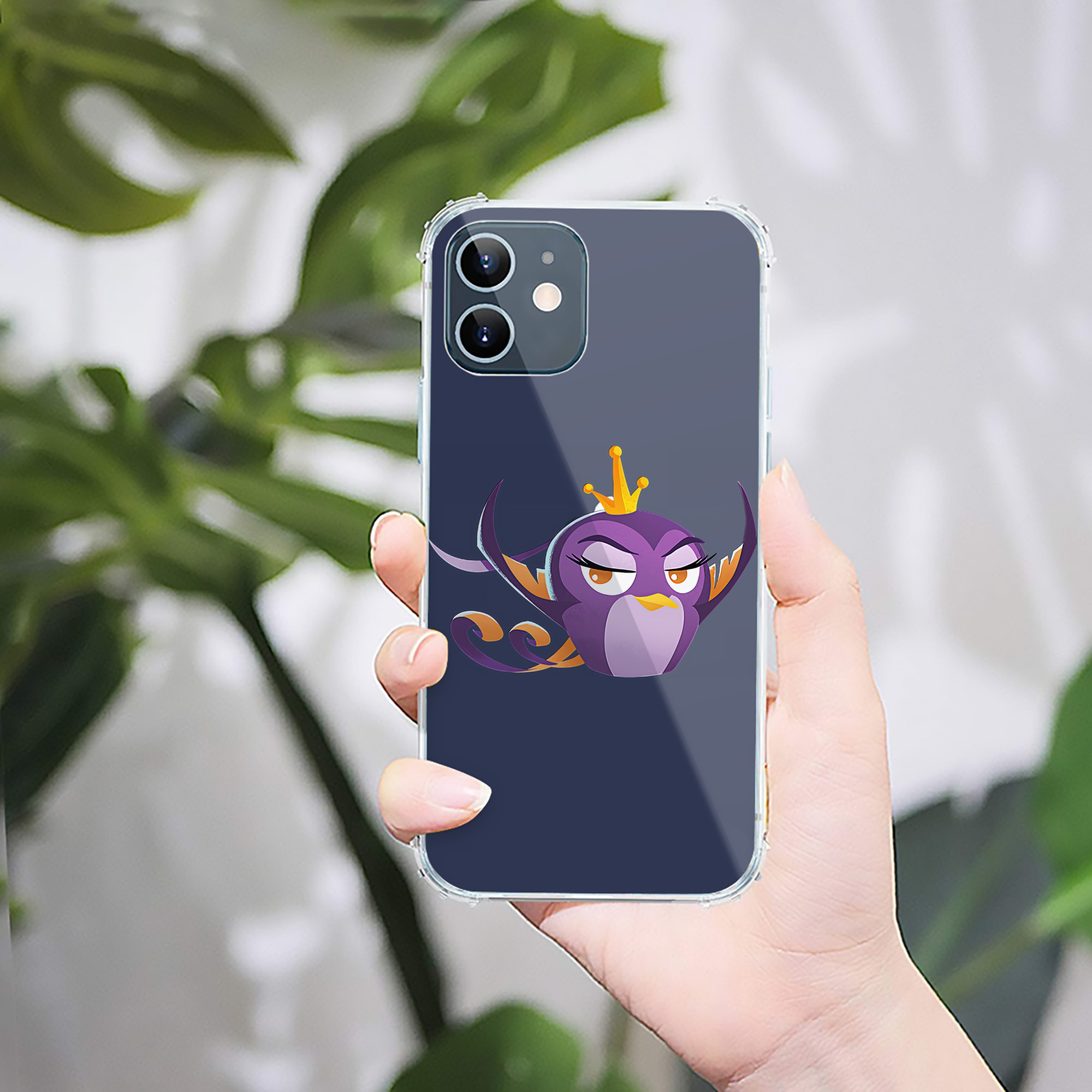 （画像用） Angry Birds アングリーバード 【iPhone 12シリーズ対応】透明スマホケース（クリアソフトケース）